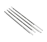 Wivplex 4 guarnizioni cromate for finestrini laterali auto, in vetro, antivento, for Accord, 2008-2012 Striscia di tenuta per finestrini laterali dell'auto