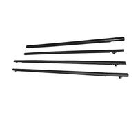 Wivplex 4 guarnizioni in gomma impermeabili for finestrini e portiere auto, for modelli 2009, 2010, 2011, 2012, 2013 2014 Striscia di tenuta per finestrini laterali dell'auto