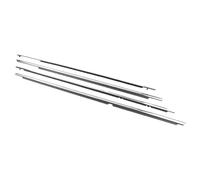 Wivplex 4 pezzi/set guarnizioni in gomma impermeabili for finestrini e porte auto, for Camry, 2006-2011 Striscia di tenuta per finestrini laterali dell'auto