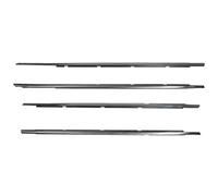 Wivplex 4 pezzi/set modanature cromate for finestrini auto, for Accord, 2008-2013 Striscia di tenuta per finestrini laterali dell'auto