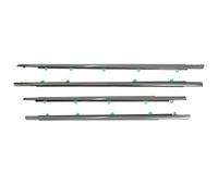 Wivplex 4 pezzi/set Vetro for finestrino auto, impermeabile, decorativo, accessorio for, for CRV 2002-2022 Striscia di tenuta per finestrini laterali dell'auto(For 2012-2016)