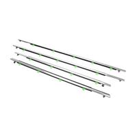 Wivplex 4x guarnizioni for finestrini auto Eal, for CRV 2007 2008 2009 2010 2011 Striscia di tenuta per finestrini laterali dell'auto