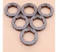 Wivplex 6 pezzi/lotto 250" 9 denti corona pignone, for Husqvarna, 40 45 49 50 51 55 154 254 257 262 340 345 346XP 350 351 353 372 piccola scanalatura Pignone scanalato piccolo per motosega