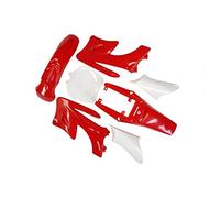 Wivplex 7 pezzi ABS Carenatura Kit corpo 2 tempi 47cc 49cc, for Apollo, Orion, for MINI, Dirt Bike Parafango per moto(Rot)