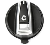 Wivplex Accessori for interni auto Interruttore fari anteriori auto Pomello girevole for fari, for BMW, Serie 1 3 X1 E84 E87 E88 E82 E90 E91 E92 E93 61316932794 Sostituzione dell'interruttore dei fari
