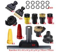 Wivplex Accessori for ugello potente for testina spazzola Aspirapolvere a vapore portatile SC1 SC2 SC3 SC4 SC5 SC7 CTK10 CTK20 Parti Accessori per pulitori a vapore(Set-20)