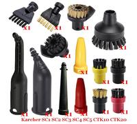 Wivplex Accessori for ugello potente for testina spazzola Aspirapolvere a vapore portatile SC1 SC2 SC3 SC4 SC5 SC7 CTK10 CTK20 Parti Accessori per pulitori a vapore(Set-12)