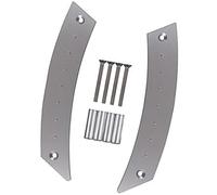 Wivplex Accessori per maniglie interne per porte auto, per Vw, per Beetle 1998-2010 di ricambio per copertura protettiva rivestimento del telaio della maniglia della portiera dell'auto(Silver)