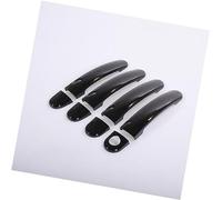 Wivplex Adesivi for coperture maniglie portiere auto cromate lucide, for VW, for, 2007-2016 Copertura per maniglia esterna della portiera dell'auto(Black 1 Keyhole)