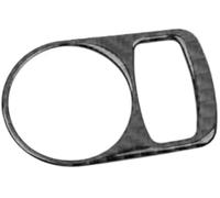 Wivplex Adesivo decorativo for cornice di regolazione dell'interruttore dei fari anteriori dell'auto, for Q3 2013-2017, decalcomanie in fibra di carbonio for pannello fari. Sostituzione dell'interrutt