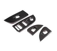 Wivplex Auto Finestra Interruttore di Sollevamento Pulsante Telaio di Copertura Trim, for Alfa Romeo, Giulia 2017 2018 2019 2020 Rivestimento interruttore finestra