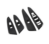 Wivplex Auto in fibra di carbonio for porte e finestre bracciolo copertura interruttore pannello di copertura adesivo Trim, for Kia, Sportage NQ5 2021 2022 Rivestimento interruttore finestra