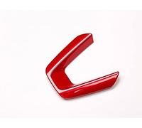 Wivplex Auto Volante Coperture Trim Adesivo, for Mazda, 2 Demio 3 6 CX-3 CX-5 CX5 CX 5 CX8 CX-9 Axela ATENZA 2017 2018 2019 Rivestimento per cerchioni dello sterzo del veicol(Rot)