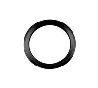 Wivplex Car Styling Anello decorativo Volante Trim Cerchio Adesivo, for BMW, for M3 M5 E36 E46 E60 E90 E92 X1 F48 X3 X5 X6, Adesivi for auto Coprivolanti(Schwarz)