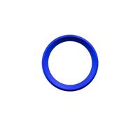 Wivplex Car Styling Anello decorativo Volante Trim Cerchio Adesivo, for BMW, for M3 M5 E36 E46 E60 E90 E92 X1 F48 X3 X5 X6, Adesivi for auto Coprivolanti(Blue)