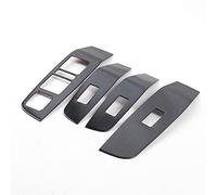 Wivplex Carbon Look Chrome, for Haval, F7 F7X 2019 2020 Pannello interruttori for finestrini in acciaio inossidabile Cornice Trim Adesivo Car Styling Rivestimento interruttore finestra(BK)