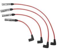 Wivplex Cavi bobina candela auto cablaggio accensione cavo 7mm, for Volkswagen, for Beetle, for Golf, for Jetta, L4 2.0L n. 06A905430J/06A905430K/06A905430L confezione da 4 Cavo di accensione
