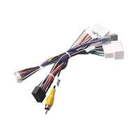 Wivplex Cavo adattatore for cablaggio stereo for autoradio Android 16 pin, for Renault, Captur Clio 2017 2018 2019, for Dacia, cablaggio radio