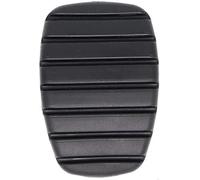 Wivplex Copertura del pedale della frizione del freno, for Renault Grand Scenic 2 2003-2010 Copripedale per auto(BLACK 1Pc)
