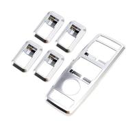Wivplex Copertura for pannello interruttori for porte e finestre cromate opache Car Stylings Trim, for Mercedes, Classe C Glk W176 W246 W204 W212 W218 X204 Rivestimento interruttore finestra