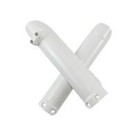 Wivplex Copri forcella anteriore for motocross, protezione ammortizzatore, telaio, for Husqvarna, TE TX FC FE TC 125 150 250 300 350 450 501 Forcella anteriore per motocicletta(White)