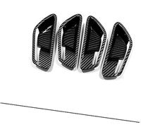 Wivplex cornice della maniglia della porta dell’au Auto Interno Maniglia Interna Della Porta Ciotola Telaio Pannello Decorazione Adesivo Copertura Trim, per Hyundai, per Tucson Nx4 2021 2022(BLACK 2)