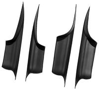 Wivplex cornice della maniglia della porta dell’au Maniglie per porte interne per auto, per BMW Serie 7 F02 Copertura per rivestimento del supporto per(BLACK Set 7)