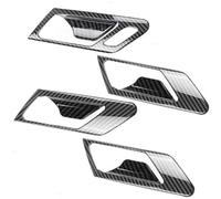 Wivplex cornice della maniglia della porta dell’au Modanature interne per auto, per Vw, per Golf 6 Mk6 2008-2013 LHD/RHD Accessori Maniglia per porta in ABS Copertura per(BLACK LHD)