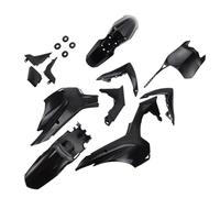 Wivplex CRF110 Kit corpo carena in plastica, parafanghi Pit Dirt Motor Trail Bike SKY-125cc for bambini, for MINI, Dirt Bike kit parafango carenatura(Schwarz)