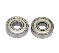 Wivplex Cuscinetti a rulli for mozzo ruota anteriore moto, for 6201 Z CR 60R 80R 80RB CRF 50F 70F 80F 100F 110F EZ 90 CUB XR 100R 50R 70R Distanziale per mozzo ruota moto