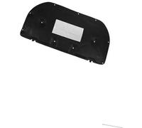 Wivplex Cuscinetto isolante termico in cotone for isolamento acustico del cofano motore dell'auto, for Toyota, Prado 2010-2017 2018-2020 Isolante per vano motore auto(Black 2010-2017)