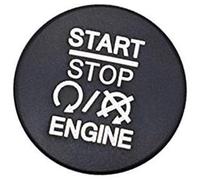 Wivplex Custodia for coperture dell'anello del motore for interni auto, pulsante Start Stop, for Jeep, Commander Wrangler Grand Cherokee Copertura del pulsante di avviamento del motore