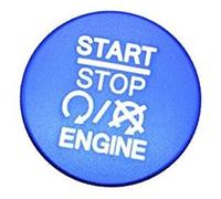 Wivplex Custodia for coperture dell'anello del motore for interni auto, pulsante Start Stop, for Jeep, Commander Wrangler Grand Cherokee Copertura del pulsante di avviamento del motore