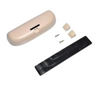 Wivplex Custodia for Occhiali da Auto for Sole con Clip for, for, X1 E84 2010-2015 Scatola di immagazzinaggio Accessori for Organizer Custodia per Occhiali da Auto(Beige)