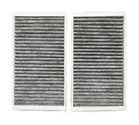 Wivplex FILTRO ARIA ABITACOLO MOTORE CARBON PREMIUM, for Mercedes-Benz, FA4838 FC16081C GL550 2007-2012 2730940404 1648300218 Filtro aria motore(Rot)