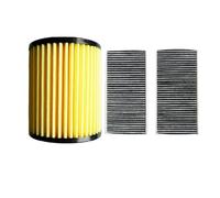 Wivplex Filtro aria abitacolo motore CR-V 2002-2006 Elemento 2003-2006, for Acura, RSX 2002-2005, for Civic, Si 17220PNA003 80290ST3E01 Filtro aria motore(Yellow)