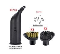 Wivplex For Aspirapolvere a vapore SC2 SC3 SC7 CTK10 Ugello potente Spazzola di pulizia Testina Specchio Spazzola for utensili Ricambi Accessori Accessori per pulitori a vapore(Chocolate)