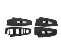 Wivplex for Kia Seltos 2019 2020 2021 Accessori for Auto in Fibra di Carbonio Adatti Solo for Guida a Sinistra Pannello di Rivestimento dell'interruttore della Finestra