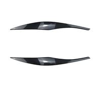 Wivplex For la Serie 3 E90 E91 320i 330i 2005-2012, sopracciglio del faro anteriore, adesivo esterno, decorazione, modifica, accessori Adesivo per fari(Carbon Fiber)