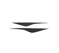 Wivplex For Mondeo, 2007-2013, accessori esterni for auto in fibra di carbonio nera/nero pianoforte, rivestimento for sopracciglio del faro anteriore Adesivo per fari(Black Carbon Fiber)