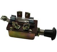 Wivplex For Sherco,-Interruttore fari universale push-pull a 3 posizioni, 12 V, 5 terminali, fusibile in vetro Interruttore di controllo dei fari del cruscotto dell'auto