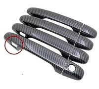 Wivplex for Subaru, Legacy 2015~2020 BN BS Adesivo in fibra di carbonio for copertura maniglia portiera auto Copertura per maniglia esterna della portiera dell'auto(BLACK Keyless Entry)