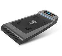 Wivplex for Toyota, Alphard 2015-2021 15W Caricabatterie wireless QI for telefono da auto Accessori interni Pannello di ricarica for retrofit Caricabatterie wireless per auto(BLACK Left Driving)