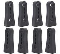 Wivplex For Toyota, Camry XV30 2001-2018, for Land Cruiser, Prado J120, Tampone ammortizzatore for serratura porta, guarnizione ammortizzante, protezione ammortizzante Ammortizzatore per auto(8Pcs)