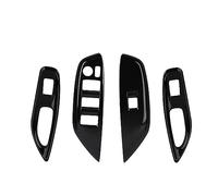 Wivplex for Toyota, Yaris Cross 2020 2021 RHD Finestra Interruttore Pulsante Pannello Copertura Trim Decorazione Protezione ABS Nero Pannello di Rivestimento dell'interruttore della Finestra