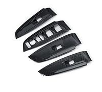 Wivplex Interruttore alzacristallo pulsante pannello adesivo copertura rivestimento C1072, for Accord, 2018 NON EX-L ABS stile fibra di carbonio Rivestimento interruttore finestra