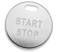 Wivplex Interruttore di accensione Motore Start Stop Anelli Decorazione Coperture Foro Accessori Custodia, for NISSAN, for Qashqai, Adesivo J11 Copertura del pulsante di avviamento del motore