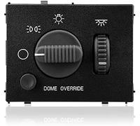 Wivplex Interruttore dimmer fari compatibile con 1999-2002, for Chevy, Silverado Avalanche Suburban, for GMC Sierra Yukon - Interruttore dimmer fari pannello strumenti, sostituisce n. 15755595, 157388