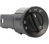 Wivplex Interruttore fari auto, interruttore integrato fendinebbia adatto for modelli 1998-10, for VW Beetle, fendinebbia anteriori, fendinebbia posteriori, luci di città senza riscaldamento automatic