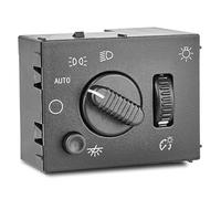 Wivplex Interruttore fari Interruttore dimmer fari Compatibile con 2003-2006, for Chevy, Silverado, Suburban, Tahoe, for GMC Sierra, Yukon, for Cadillac, Escalade Sostituisce n. 19381535, D1595G, 1519